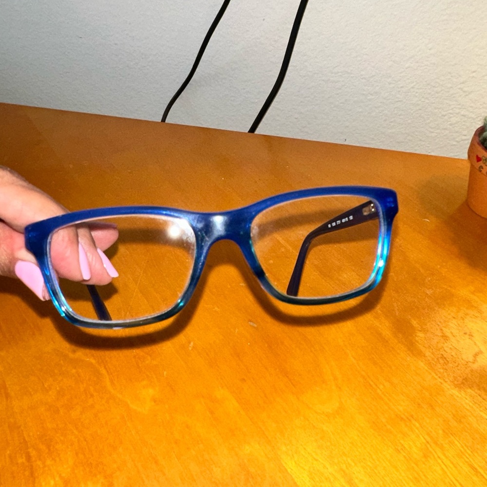 RayBan Kids blue glasses